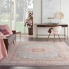 image:imageNourison Home Passion Fuchsia 110 x 210 Area Rug  Easy Clean Non Shedding Bed Room Living Room Dining Room Kitchen 2 x 3Grey