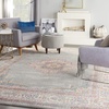 image:imageNourison Home Passion Fuchsia 110 x 210 Area Rug  Easy Clean Non Shedding Bed Room Living Room Dining Room Kitchen 2 x 3Grey