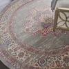 image:imageNourison Home Passion Fuchsia 110 x 210 Area Rug  Easy Clean Non Shedding Bed Room Living Room Dining Room Kitchen 2 x 3Grey