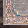image:imageNourison Home Passion Fuchsia 110 x 210 Area Rug  Easy Clean Non Shedding Bed Room Living Room Dining Room Kitchen 2 x 3Grey