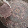 image:imageNourison Home Passion Fuchsia 110 x 210 Area Rug  Easy Clean Non Shedding Bed Room Living Room Dining Room Kitchen 2 x 3Grey