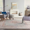 image:imageNourison Home Passion Fuchsia 110 x 210 Area Rug  Easy Clean Non Shedding Bed Room Living Room Dining Room Kitchen 2 x 3Grey