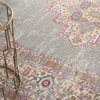 image:imageNourison Home Passion Fuchsia 110 x 210 Area Rug  Easy Clean Non Shedding Bed Room Living Room Dining Room Kitchen 2 x 3Grey
