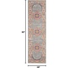 image:imageNourison Home Passion Fuchsia 110 x 210 Area Rug  Easy Clean Non Shedding Bed Room Living Room Dining Room Kitchen 2 x 3Grey