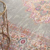 image:imageNourison Home Passion Fuchsia 110 x 210 Area Rug  Easy Clean Non Shedding Bed Room Living Room Dining Room Kitchen 2 x 3Grey