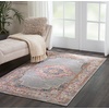 image:imageNourison Home Passion Fuchsia 110 x 210 Area Rug  Easy Clean Non Shedding Bed Room Living Room Dining Room Kitchen 2 x 3Grey