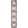 image:imageNourison Home Passion Fuchsia 110 x 210 Area Rug  Easy Clean Non Shedding Bed Room Living Room Dining Room Kitchen 2 x 3Ivory Blue