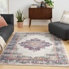 image:imageNourison Home Passion Fuchsia 110 x 210 Area Rug  Easy Clean Non Shedding Bed Room Living Room Dining Room Kitchen 2 x 3Ivory Blue