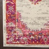 image:imageNourison Home Passion Fuchsia 110 x 210 Area Rug  Easy Clean Non Shedding Bed Room Living Room Dining Room Kitchen 2 x 3IvoryFuchsia