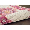 image:imageNourison Home Passion Fuchsia 110 x 210 Area Rug  Easy Clean Non Shedding Bed Room Living Room Dining Room Kitchen 2 x 3IvoryFuchsia