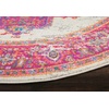 image:imageNourison Home Passion Fuchsia 110 x 210 Area Rug  Easy Clean Non Shedding Bed Room Living Room Dining Room Kitchen 2 x 3IvoryFuchsia