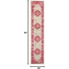image:imageNourison Home Passion Fuchsia 110 x 210 Area Rug  Easy Clean Non Shedding Bed Room Living Room Dining Room Kitchen 2 x 3IvoryFuchsia