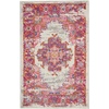 image:imageNourison Home Passion Fuchsia 110 x 210 Area Rug  Easy Clean Non Shedding Bed Room Living Room Dining Room Kitchen 2 x 3IvoryFuchsia