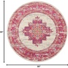 image:imageNourison Home Passion Fuchsia 110 x 210 Area Rug  Easy Clean Non Shedding Bed Room Living Room Dining Room Kitchen 2 x 3IvoryFuchsia