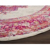 image:imageNourison Home Passion Fuchsia 110 x 210 Area Rug  Easy Clean Non Shedding Bed Room Living Room Dining Room Kitchen 2 x 3IvoryFuchsia