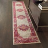 image:imageNourison Home Passion Fuchsia 110 x 210 Area Rug  Easy Clean Non Shedding Bed Room Living Room Dining Room Kitchen 2 x 3IvoryFuchsia