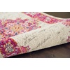 image:imageNourison Home Passion Fuchsia 110 x 210 Area Rug  Easy Clean Non Shedding Bed Room Living Room Dining Room Kitchen 2 x 3IvoryFuchsia