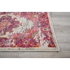 image:imageNourison Home Passion Fuchsia 110 x 210 Area Rug  Easy Clean Non Shedding Bed Room Living Room Dining Room Kitchen 2 x 3IvoryFuchsia