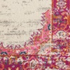 image:imageNourison Home Passion Fuchsia 110 x 210 Area Rug  Easy Clean Non Shedding Bed Room Living Room Dining Room Kitchen 2 x 3IvoryFuchsia