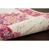 image:imageNourison Home Passion Fuchsia 110 x 210 Area Rug  Easy Clean Non Shedding Bed Room Living Room Dining Room Kitchen 2 x 3IvoryFuchsia