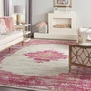 image:imageNourison Home Passion Fuchsia 110 x 210 Area Rug  Easy Clean Non Shedding Bed Room Living Room Dining Room Kitchen 2 x 3IvoryFuchsia