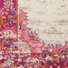image:imageNourison Home Passion Fuchsia 110 x 210 Area Rug  Easy Clean Non Shedding Bed Room Living Room Dining Room Kitchen 2 x 3IvoryFuchsia