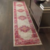 image:imageNourison Home Passion Fuchsia 110 x 210 Area Rug  Easy Clean Non Shedding Bed Room Living Room Dining Room Kitchen 2 x 3IvoryFuchsia