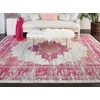 image:imageNourison Home Passion Fuchsia 110 x 210 Area Rug  Easy Clean Non Shedding Bed Room Living Room Dining Room Kitchen 2 x 3IvoryFuchsia