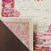 image:imageNourison Home Passion Fuchsia 110 x 210 Area Rug  Easy Clean Non Shedding Bed Room Living Room Dining Room Kitchen 2 x 3IvoryFuchsia