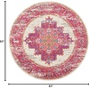 image:imageNourison Home Passion Fuchsia 110 x 210 Area Rug  Easy Clean Non Shedding Bed Room Living Room Dining Room Kitchen 2 x 3IvoryFuchsia