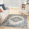 image:imageNourison Home Passion Fuchsia 110 x 210 Area Rug  Easy Clean Non Shedding Bed Room Living Room Dining Room Kitchen 2 x 3IvoryGreyBlue