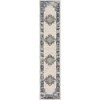 image:imageNourison Home Passion Fuchsia 110 x 210 Area Rug  Easy Clean Non Shedding Bed Room Living Room Dining Room Kitchen 2 x 3IvoryGreyBlue