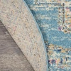 image:imageNourison Home Passion Fuchsia 110 x 210 Area Rug  Easy Clean Non Shedding Bed Room Living Room Dining Room Kitchen 2 x 3Light Blue