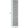 image:imageNourison Home Passion Fuchsia 110 x 210 Area Rug  Easy Clean Non Shedding Bed Room Living Room Dining Room Kitchen 2 x 3Light Blue