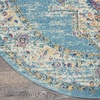 image:imageNourison Home Passion Fuchsia 110 x 210 Area Rug  Easy Clean Non Shedding Bed Room Living Room Dining Room Kitchen 2 x 3Light Blue