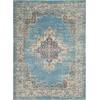 image:imageNourison Home Passion Fuchsia 110 x 210 Area Rug  Easy Clean Non Shedding Bed Room Living Room Dining Room Kitchen 2 x 3Light Blue