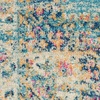 image:imageNourison Home Passion Fuchsia 110 x 210 Area Rug  Easy Clean Non Shedding Bed Room Living Room Dining Room Kitchen 2 x 3Light Blue