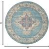 image:imageNourison Home Passion Fuchsia 110 x 210 Area Rug  Easy Clean Non Shedding Bed Room Living Room Dining Room Kitchen 2 x 3Light Blue