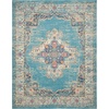 image:imageNourison Home Passion Fuchsia 110 x 210 Area Rug  Easy Clean Non Shedding Bed Room Living Room Dining Room Kitchen 2 x 3Light Blue