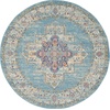 image:imageNourison Home Passion Fuchsia 110 x 210 Area Rug  Easy Clean Non Shedding Bed Room Living Room Dining Room Kitchen 2 x 3Light Blue