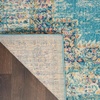 image:imageNourison Home Passion Fuchsia 110 x 210 Area Rug  Easy Clean Non Shedding Bed Room Living Room Dining Room Kitchen 2 x 3Light Blue