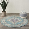image:imageNourison Home Passion Fuchsia 110 x 210 Area Rug  Easy Clean Non Shedding Bed Room Living Room Dining Room Kitchen 2 x 3Light Blue
