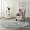 image:imageNourison Home Passion Fuchsia 110 x 210 Area Rug  Easy Clean Non Shedding Bed Room Living Room Dining Room Kitchen 2 x 3Light Blue