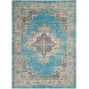 image:imageNourison Home Passion Fuchsia 110 x 210 Area Rug  Easy Clean Non Shedding Bed Room Living Room Dining Room Kitchen 2 x 3Light Blue