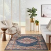 image:imageNourison Home Passion Fuchsia 110 x 210 Area Rug  Easy Clean Non Shedding Bed Room Living Room Dining Room Kitchen 2 x 3Navy