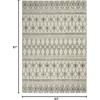 image:imageNourison Home Passion Ivory Grey 53 x 73 Area Rug  Easy Clean Non Shedding Bed Room Living Room Dining Room Kitchen 5 x 7IvoryGrey