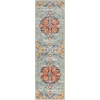 image:imageNourison Home Passion Ivory Multicolor 53 x 73 Area Rug  Easy Clean Non Shedding Bed Room Living Room Dining Room Kitchen 5 x 7Aqua Multicolor