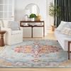 image:imageNourison Home Passion Ivory Multicolor 53 x 73 Area Rug  Easy Clean Non Shedding Bed Room Living Room Dining Room Kitchen 5 x 7Aqua Multicolor