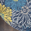 image:imageNourison Home Passion Ivory Multicolor 53 x 73 Area Rug  Easy Clean Non Shedding Bed Room Living Room Dining Room Kitchen 5 x 7Blue