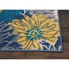 image:imageNourison Home Passion Ivory Multicolor 53 x 73 Area Rug  Easy Clean Non Shedding Bed Room Living Room Dining Room Kitchen 5 x 7Blue